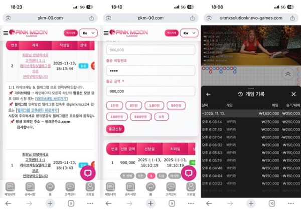 핑크문 카지노 먹튀쓰지마세요